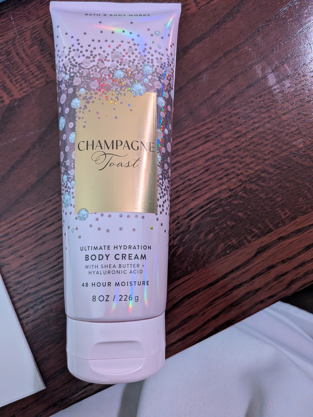 Bath & Body Works Champagne Toast Hydrating Body Cream - Pink & Gold